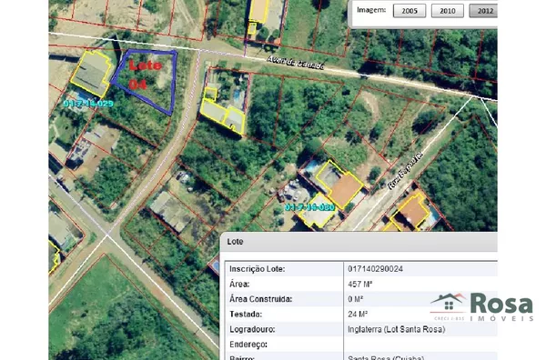 Terreno para venda Santa Rosa Cuiabá - Foto 1