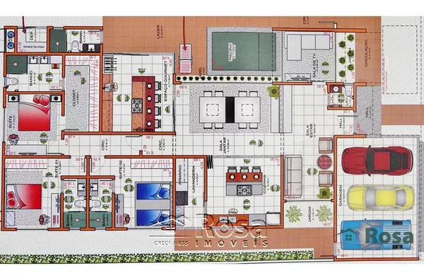 Casa em Condomínio fechado para venda, Florais dos Lagos, Cuiabá - Foto 5