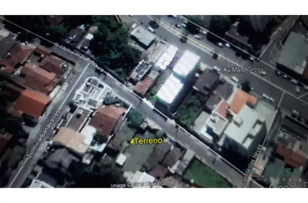 Terreno com 1000 m², a 150 metros da Avenida Mato Grosso e Marechal Deodoro. Aceita Incorporação - Foto 1