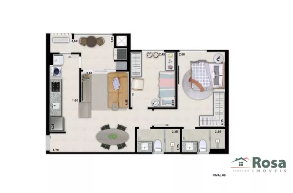 Apartamento para venda GRANDE TERCEIRO Cuiabá - Foto 4