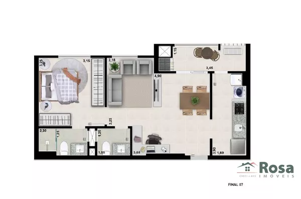 Apartamento para venda GRANDE TERCEIRO Cuiabá - Foto 5