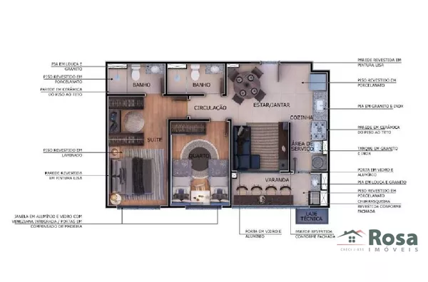Apartamento para venda DESPRAIADO Cuiabá - Foto 3
