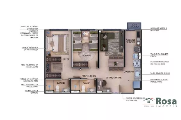 Apartamento para venda DESPRAIADO Cuiabá - Foto 4