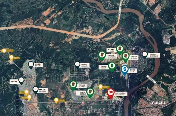 Terrenos em condomínio para venda,  Planejado Mirante Do Pary, Varzea Grande