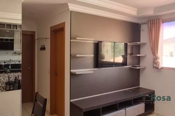 Apartamento mobiliado para venda no Condomínio Parque Chapada do Sol em Várzea Grande - Foto 1