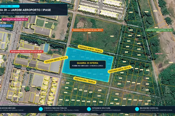 Área para incorporação no Jardim Aeroporto em Várzea Grande