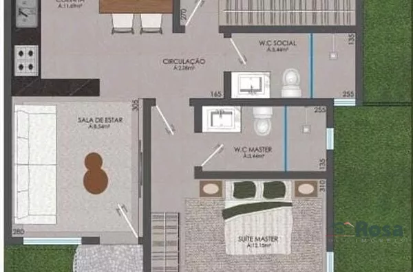 Casa em condomínio para venda,  Jardim Das Orquideas, Nova Mutum - Foto 3