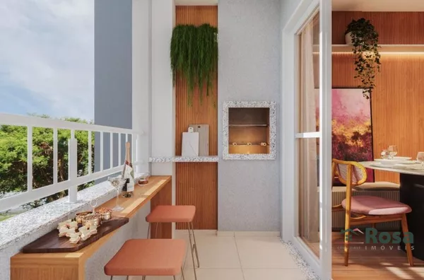 Apartamento com churrasqueira para venda - Bela Marina, Cuiabá - Foto 2