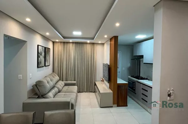 Apartamento andar alto, 3 quarto(s) sendo 01 suíte, com móveis planejados no Goiabeiras.