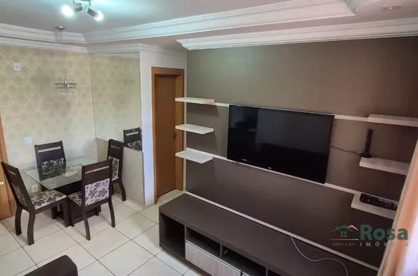 Apartamento mobiliado para venda no Condomínio Parque Chapada do Sol em Várzea Grande - Foto 2