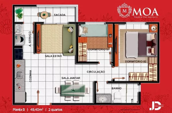 Apartamento para venda MORADA DO OURO II Cuiabá