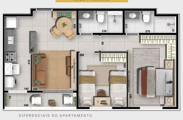 Apartamento para venda,  Gms, Cuiabá