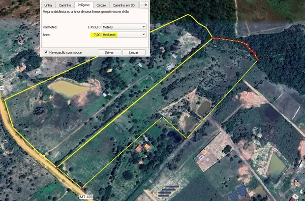 CHÁCARA A 12KM DE CUIABA, APÓS O BANDEIRA, ASFALTO NA PORTEIRA.