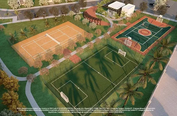 Terreno para vendano Condomínio Florais Esmeralda, Cuiabá