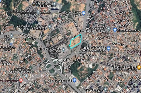 Área ao lado Rodoviária