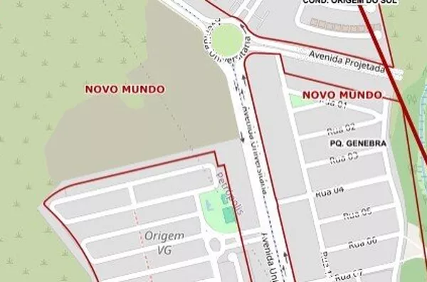 Terreno para venda, 450m², Próximo ao Fórum, Parque Genebra, Chapéu do Sol, Várzea Grande