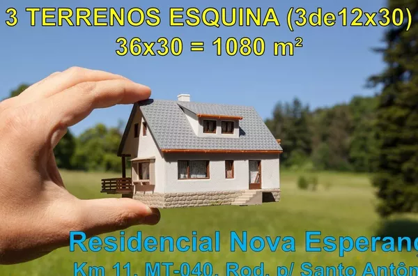 Terreno para venda,  Residencial Nova Esperança, Pequizeiro, Próximo ao novo Hospital Julio Muller e UFTM,  Cuiabá