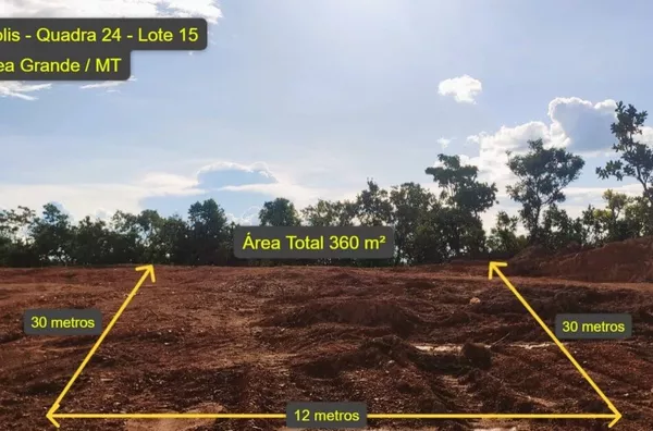 Terreno residencial Bairro Petropolis VG,  em frente ao Florais da Mata, Várzea Grande