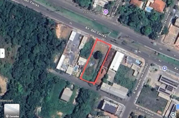 Terreno para venda, 1.440 m², Av Das Torres, 30 mtrs do Viaduto Jd. Itália , Cuiabá