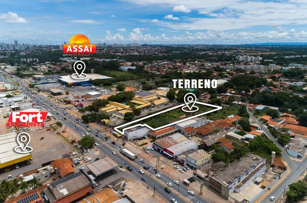 Terreno à Venda e Locação, no Bairro Parque Ohara, localizado na Avenida Ferrando Corrêia, Cuiabá.