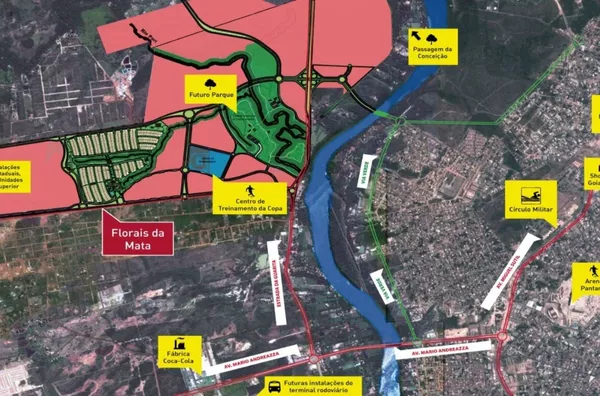 Terreno residencial Bairro Petropolis VG,  em frente ao Florais da Mata, Várzea Grande