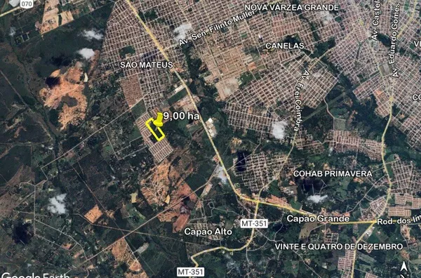 Terreno para venda,  São Mateus, Várzea Grande