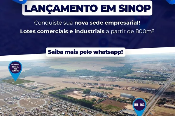 Terrenos ou lotes comercial/industrial para venda, Sinop-MT
