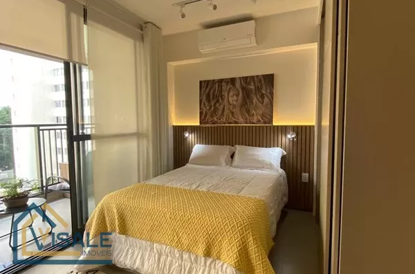 Apartamento studio mobiliado para aluguel,  Campo Belo, São Paulo - Foto 4