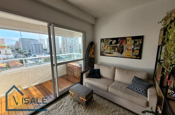 Apartamento mobiliado para aluguel, 1 quarto(s),  Brooklin Paulista, São Paulo - Foto 1