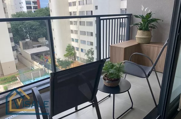 Apartamento studio mobiliado para aluguel,  Campo Belo, São Paulo - Foto 6