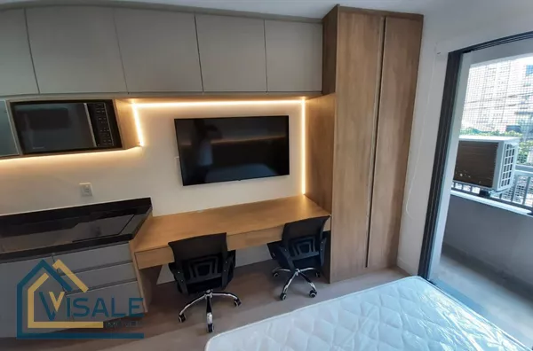 Apartamento studio para aluguel, 1 quarto(s),  Indianópolis, São Paulo - Foto 4