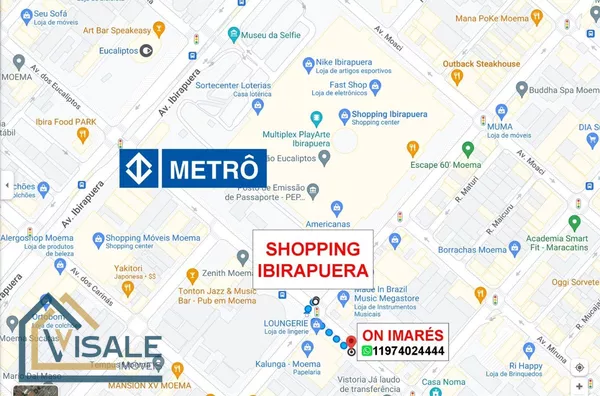 Apartamento mobiliado para aluguel, 1 quarto(s),  Indianópolis, São Paulo - Foto 5