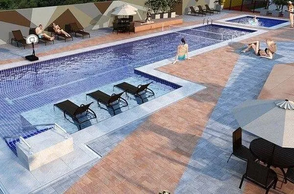 Apartamento com 2 dormitórios à venda, 55 m² por R$ 371.000,00 - Parque Industrial - São José dos Ca