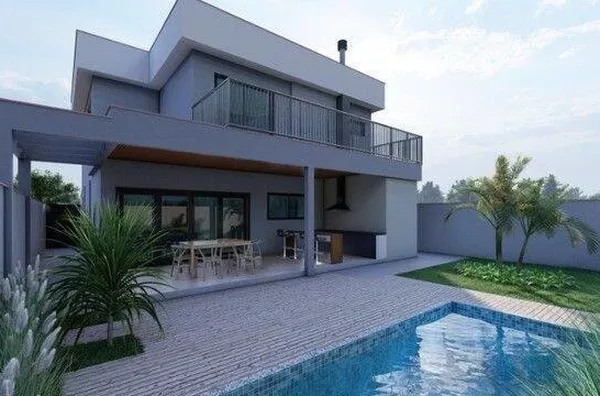 Casa com 4 quartos à venda, 212 m² por R$ 1.090.000 - Condomínio Terras do Vale - Caçapava/SP