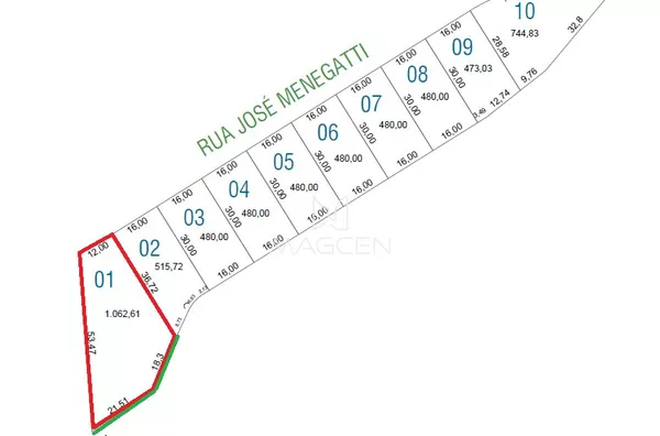 Terreno no final da rua no Jardim das Orquídeas 