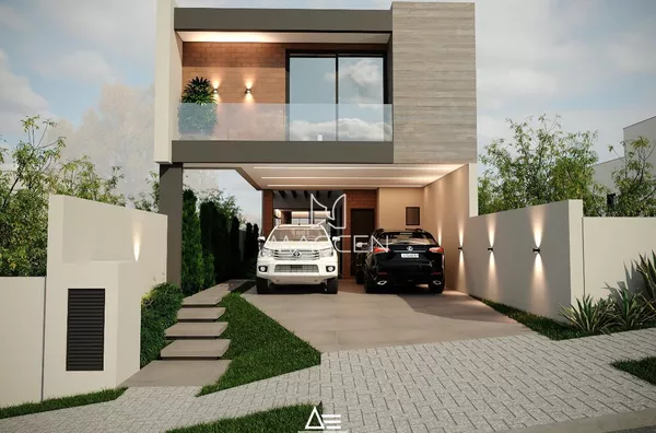 Sobrado com três suítes no bairro Parque do Som 