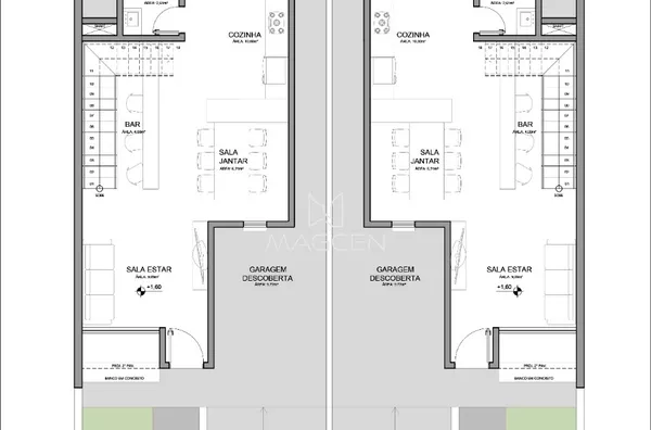 planta do pavimento de baixo 
