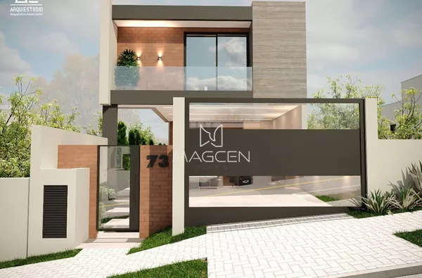 Sobrado com três suítes no bairro Parque do Som 