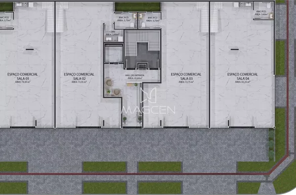 Sala Comercial 02 - Residencial Angelino Costa