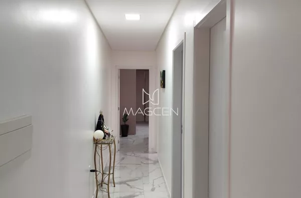 corredor para os dormitórios 