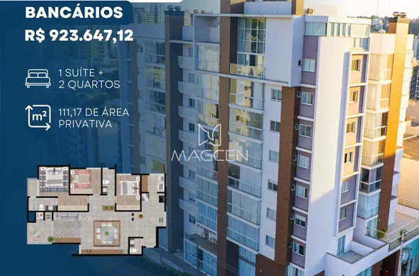 Apartamento amplo com sacada fechada 