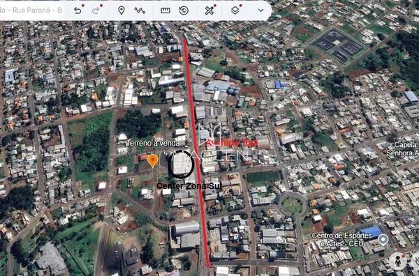 Terreno grande atrás do Center Supermercado da Zona Sul 