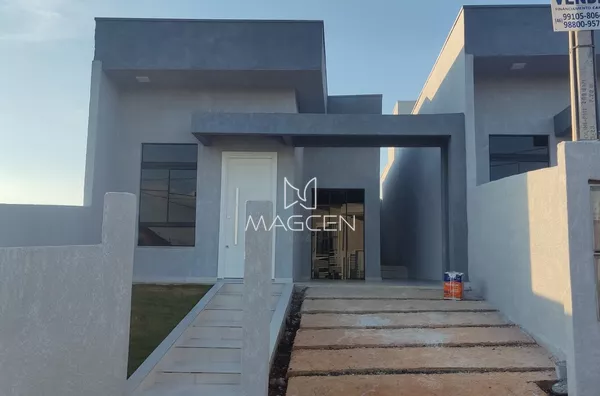 Casa na planta com sobra de lote 