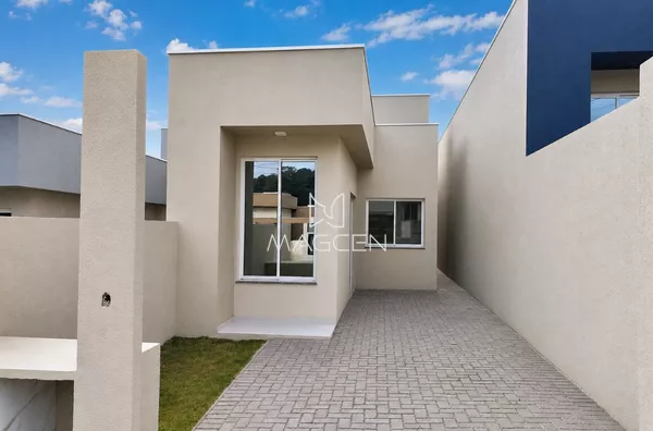 Casas para venda com dois quartos e sobra de lote 