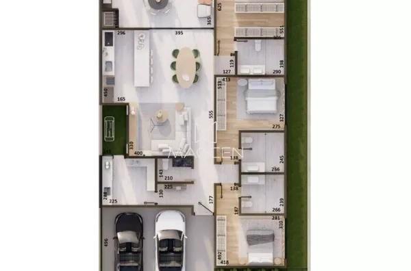 Casa a poucos minutos do Centro com suítes grandes 