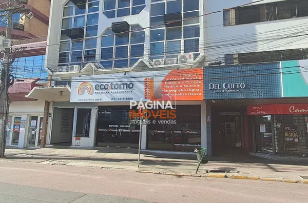 Página 1 Imóveis anuncia sala comercial com lavabo no condomínio "Empresarial Baronio", no bairro Centro em Canoas/RS.