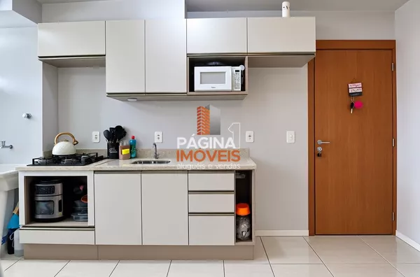 Página 1 Imóveis anuncia apartamento mobiliado de 02 dormitórios, no condomínio “Villagio das Flores”, no bairro Olaria em Canoas/RS - Foto 8