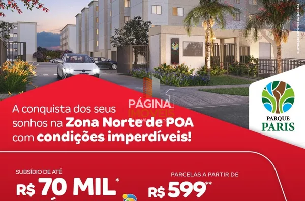 Página 1 Imóveis anuncia o lançamento "Parque Paris" na cidade de Porto Alegre/RS. - Foto 1