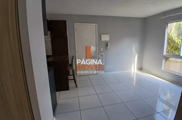 Página 1 Imóveis anuncia apartamento para aluguel de 02 dormitórios no "Condomínio Viver Canoas", no bairro Igara em Canoas/RS.