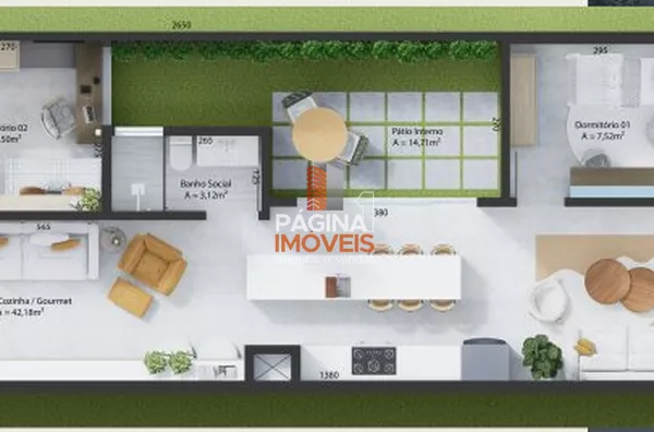 Página 1 Imóveis anuncia Casa Geminada à Venda em Hércules, Canoas - Foto 3